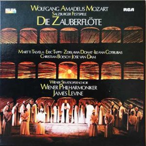 Mozart: Zauberflote - Wiener philharmoniker - James Levine 4 LP BOX